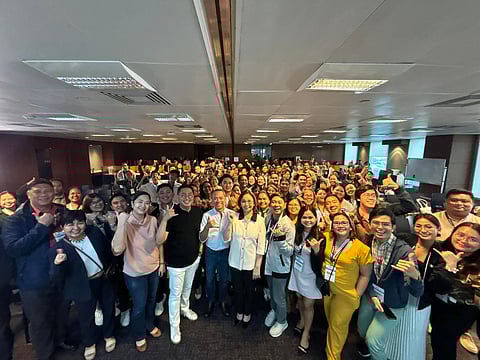 Pinoy Media Congress training the teachers.