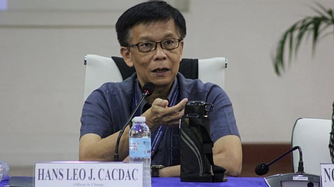 DMW Officer-in-Charge Hans Leo Cacdac.