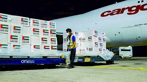 GOODS for super typhoon ‘Carina’ victims arrive at the Ninoy Aquino International Airport.
