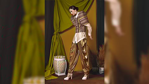 MODERN silhouettes with traditional elegance.