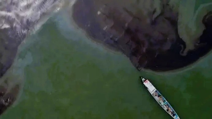 All hands on deck in oil spill cleanup