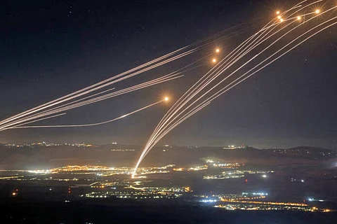 RISING TENSIONS. Rockets fired from southern Lebanon are intercepted by Israel’s Iron Dome air defense system over the Upper Galilee region in northern Israel, on Sunday amid ongoing cross-border clashes between Israeli troops and Lebanon’s Hezbollah fighters. Middle East tensions soared Saturday as Iran and its allies readied their response to the assassination of Hamas’s political leader, blamed on Israel, spurring fears of a regional war.
