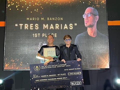 MARIO Banzon won first place in scriptwriting contest for ‘Tres Marias.’