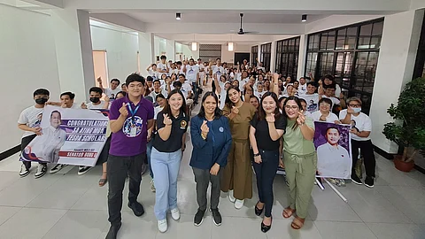 Senator Christopher ‘Bong’ Go supports TESDA graduates in Marikina City.