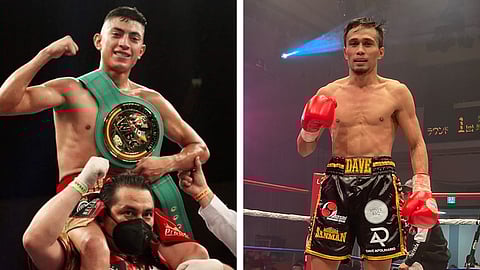 Mexican Angel Ayala & Filipino southpaw Dave “Doberman” Apolinario