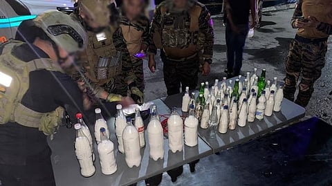 Seized homemade fishing explosives
