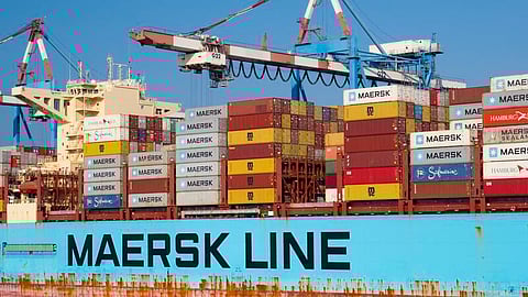 Maersk sees profits slide on Red Sea woes