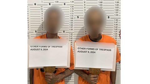 The suspects, identified as JM, 42, and M, 33, both residents of San Carlos City.