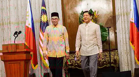 Malaysian Prime Minister Datuk Seri Anwar Ibrahim and President Ferdinand Marcos Jr.