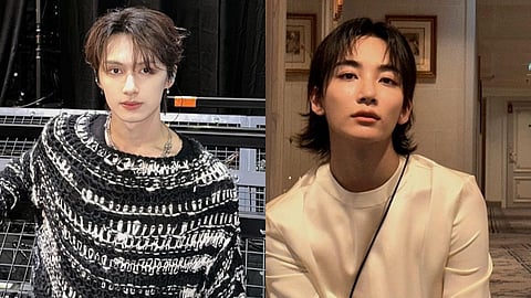 LOOK: K-pop boy group Seventeen's Jun and Jeonghan.