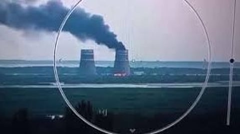 Fire razes Zaporizhzhia nuclear plant cooling tower