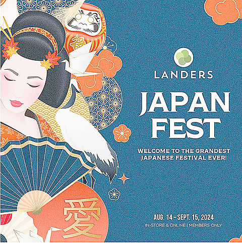 Landers is kicking off its Japan Fest from 14 August to 10 September featuring Japan’s best food, craftsmanship and culture.