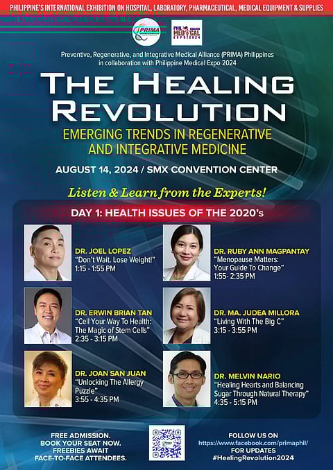 THE Healing Revolution speakers.