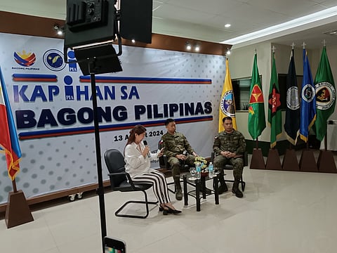 AFP-Visayas Command assures Cebu's safety with EDCA site at Mactan Ebuen Air Base in Lapu-Lapu City. The assurance was given by Col. Joel Benedict M. Batara, Assistant Chief of Unified Command Staff for Civil-Military Operations (AFP-VISCOM), and Lt. Col. Israel O. Galorio, Chief of the Public Information Office-AFP-VISCOM, during the Kapihan sa Bagong Pilipinas hosted by PIA-7 Regional Director Fayette Rinen.
