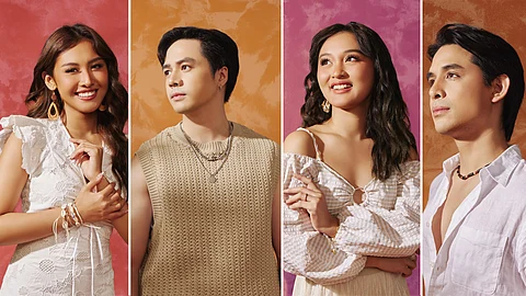 L to R: Thea Astley as Ti Moune, Sam concepcion as Daniel, Angela Ken as Ti Moune, Jef flores as Daniel.