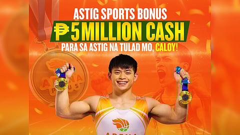 Arena Plus gives Yulo ‘Astig Hero Bonus’