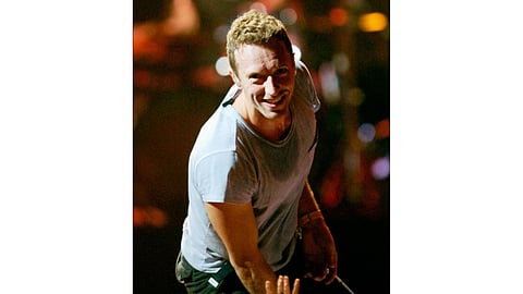 COLDPLAY frontman Chris Martin.