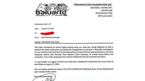 Baluarte Zoo responds to lion mistreatment incident, employee terminated