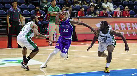 SCOTTY Hopson sparks Converge to a strong third-quarter rally en route to a 127-95 win over Terrafirma in the PBA Governors’ Cup last night at the Smart Araneta Coliseum.