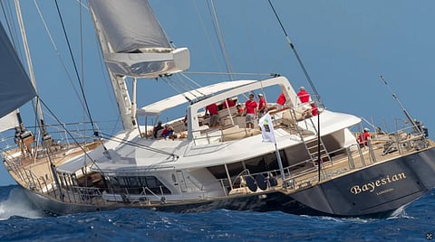 Bayesian yacht cruising on blue waters