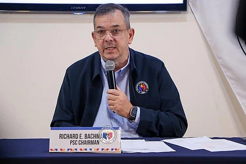 Philippine Sports Commission chairman Richard ‘Dickie’ Bachmann