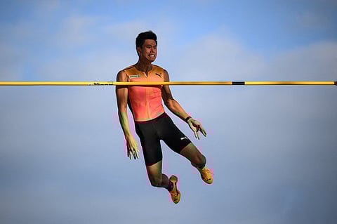 E.J. Obiena brings his wares to the Silesia leg of the Diamond League in Poland.