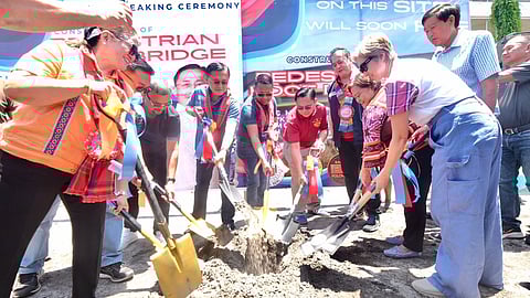 Bong Go leads footbridge groundbreaking in Polomolok