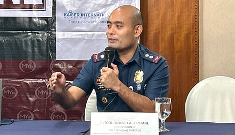 PRO-7 spokesperson Police Lieutenant Colonel Gerard Ace Pelare