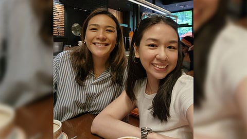 Artists Lilianna Manahan and Alexie Nethercott.