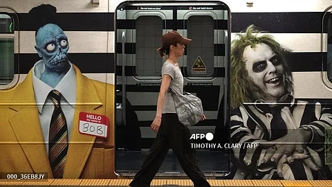 Beetlejuice at New York Subway