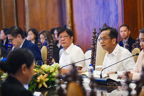 President Ferdinand Romualdez Marcos Jr. presides over the 20th NEDA Board Meeting at Malacañang Palace on Wednesday, 28 August 2024. PHOTOS BY YUMMIE DINGDING/ PPA POOL