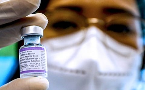 DoH gets 500K pentavalent vaccines