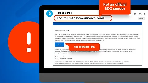 Beware of scammers taking advantage of BDO Online app's migration