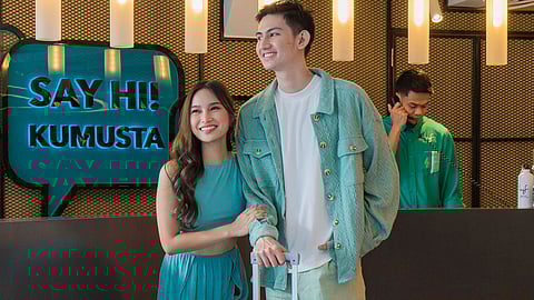 ‘SAY Hi’ check-in counter.