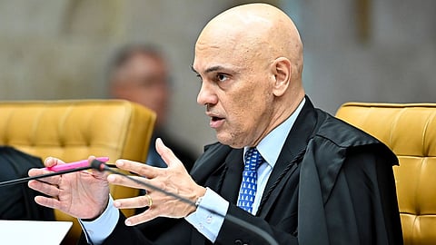 Alexandre de Moraes, minister on Brazil's Supreme Court, in Brasília on 15 August.
