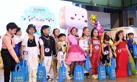 Kiddie talents at SM City North EDSA vie for a spot at the SM Little Stars Grand Finals.