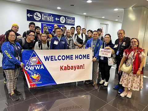 Distressed seafarers repatriated