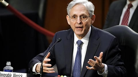 FILE PIC: U.S. Attorney General Merrick Garland.