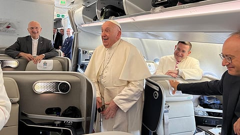 Cardinal Tagle accompanies Pope Francis on his apostolic journey