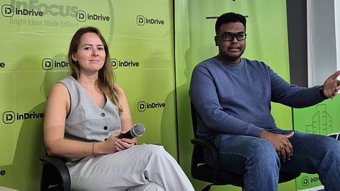 Three months since its relaunch in June, inDrive has reported a 75 percent ride increase and active users and drivers have gone up by 86 percent and 96 percent, respectively. inDrive intends to expand to other key areas like Cebu, Davao and Pampanga and diversify its partnership network to provide more driver and passenger benefits. Photo shows inDrive marketing director for APAC Natalia Makarenko and inDrive Regional Driver Acquisition and Activation Team Mohamed Khalil.