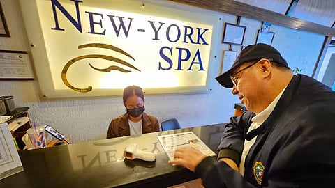 DOH Secretary Ted Herbosa inspects a spa in Quezon City