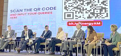In AmCham’s 7th Annual Energy Forum, AboitizPower Thermal Group chief engineering and projects officer Don Paulino (second from left) cites the continued importance of the non-renewable energy sector in the Philippines in providing energy security amid a transition to more variable renewable energy.