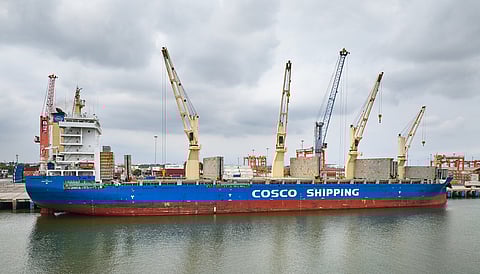 Cosco’s shipping fleet is considered the largest in the world.