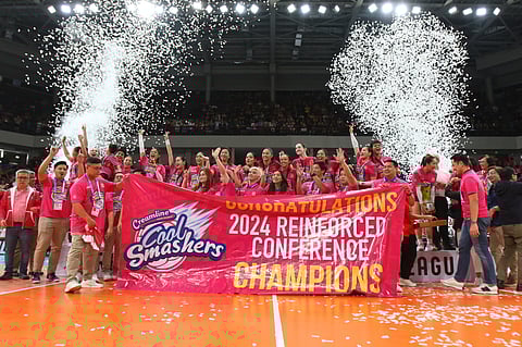 Creamline rules the PVL Reinforced Conference after a quick work of Akari in the winner-take-all final.