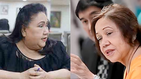 Mayor Mel Aguilar and Senator Cynthia Villar.