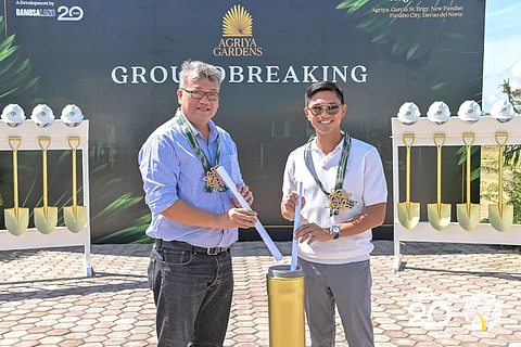 Agriya Gardens groundbreaking ceremony.