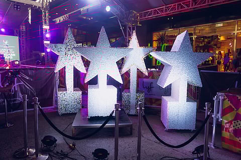 lyf Malate’s star statue display.