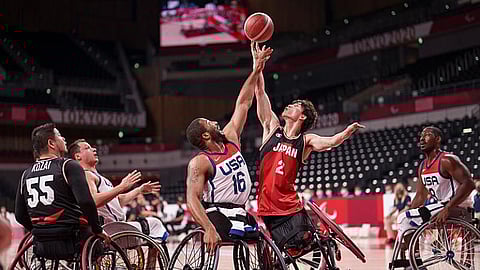 men’s Paralympic wheelchair basketball