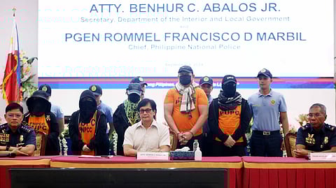 No quibbling Department of the Interior and Local Government Secretary Benhur Abalos and Philippine National Police Chief Rommel Marbil presented to the media yesterday the negotiated surrender of Apollo Quiboloy, founder of the Kingdom of Jesus Christ Church, and four of his aides in the southern city of Davao.