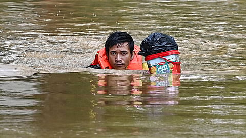 Northern Vietnam has been hit by severe flooding after Typhoon Yagi tore through
